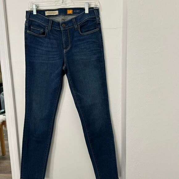 ANTHROPOLOGIE PILCRO FIT SERIF BLUE JEANS SIZE 28 - Picture 3 of 15